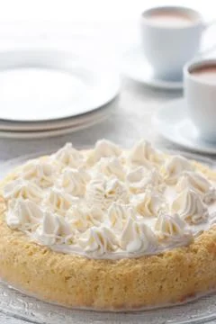 Tres leches cake Stock Photos