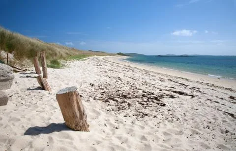 Tresco, isles of scilly Stock Photos