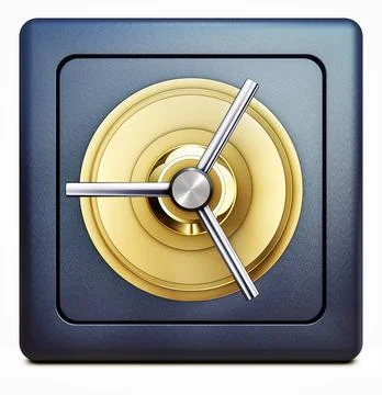 Tresor high resolution 3D rendering of a bank vault Copyright: xZoonar.com... Fotos de archivo