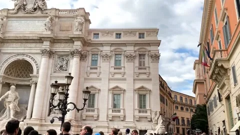 Trevi Fountain Stock Footage 157755535