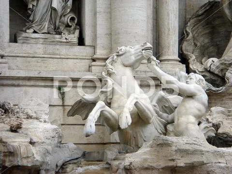Trevi Fountain. Stock Photos