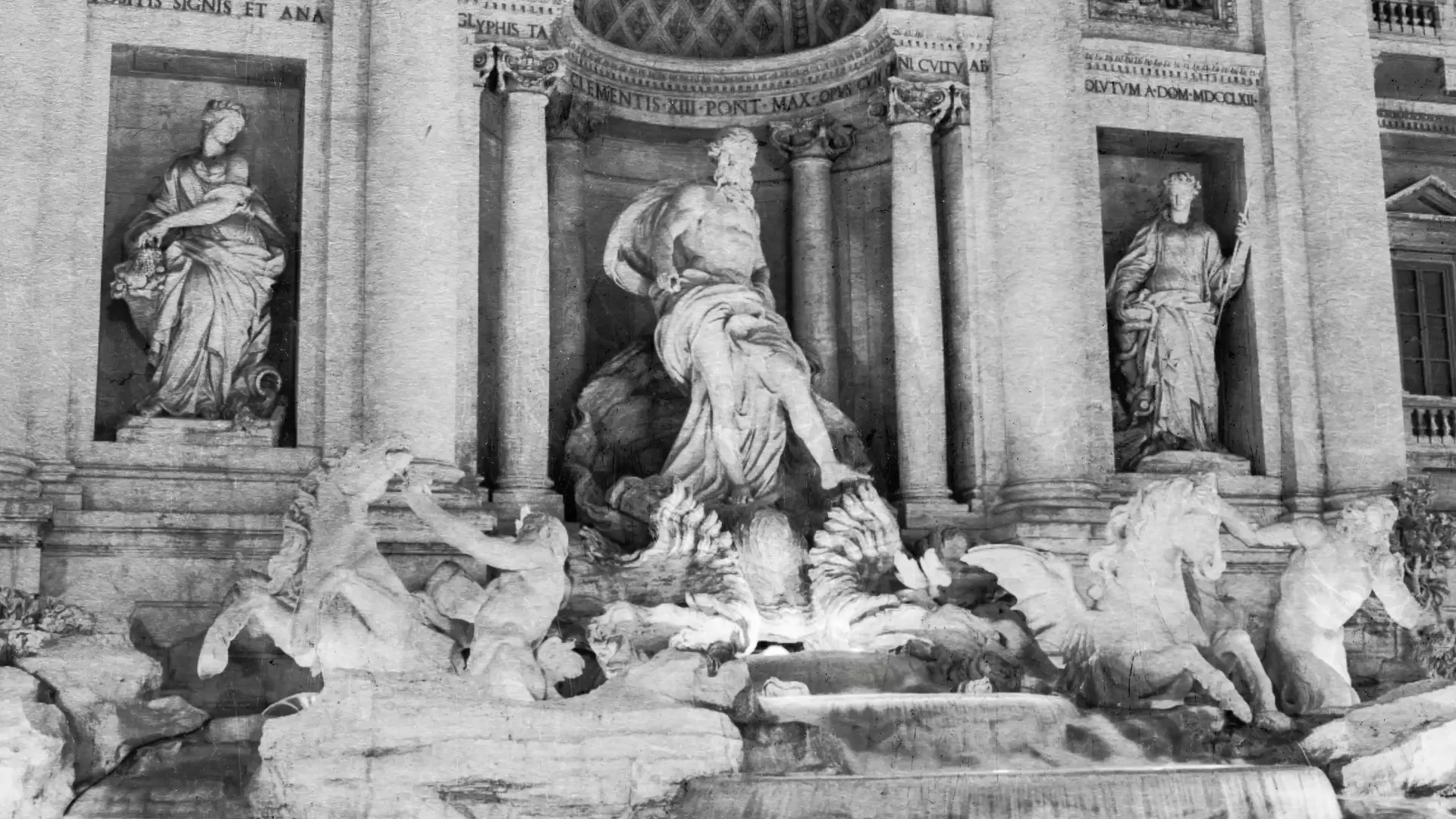 Trevi Fountain Freehand Sketching Animat  Stock Video  Pond5
