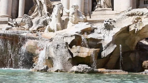 Trevi Fountains Stock Footage 75334089