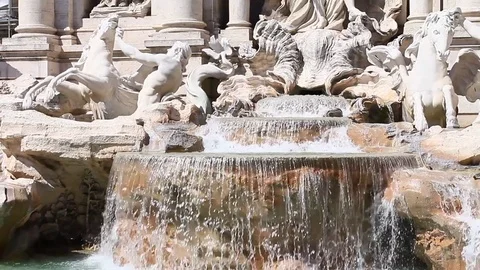 Trevi Fountains Stock Footage 75334367