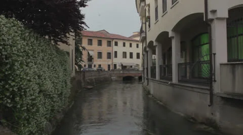 Treviso, Italy - canals Stock Footage 25009580