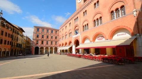 Treviso, Italy, central square Stock-Footage 61280822