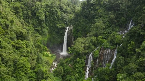 Tri Sakti Waterfall Stock Footage 216605948