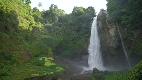 Tri Sakti Waterfall Stock Footage 216607366