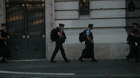 Trial begins for the Bataclan attack in Paris, París, FR - 08 Sep 2021 Stock Footage 204055384