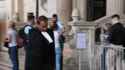 Trial begins in Paris over murder of former Argentine rugby player Aramburu, Par 스톡 동영상 344890221