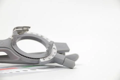 Trial frame eyeglasses Stock-Fotos