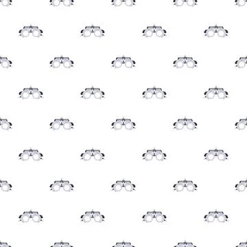 Trial frames for eye exam pattern optical vision 스톡 일러스트