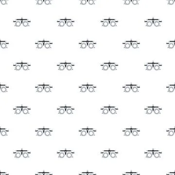 Trial frames seamless pattern for vision care background イラスト素材
