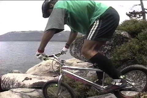 Trials bike02 Stock Footage 94484