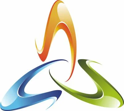 Triangel S Logo Stock Illustration