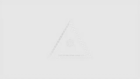 TRIANGLE 010-sh-alpha Stock Footage 172290254