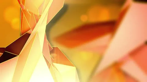 Triangle - 1 - Orange Stock Footage 10767123