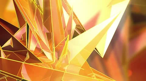 Triangle - 2.1 - Orange Stock Footage 10767254