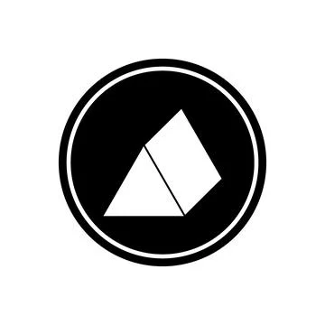 Triangle 3d icon vector 스톡 일러스트