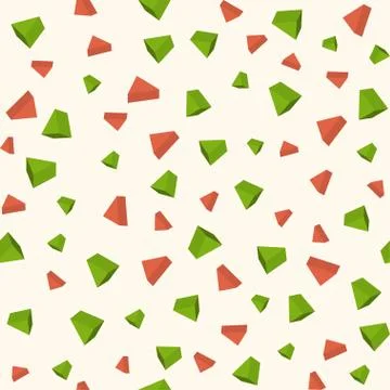 Triangle 3d objects seamless geometric pattern. Vector 스톡 일러스트