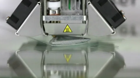 Triangle 3D Printing Stock Footage 32738351