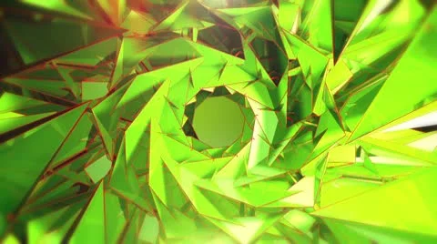 Triangle - 5.1 - Green - Circular - Main Stock Footage 10764195
