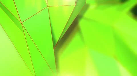 Triangle - 8 - Green - Left Stock Footage 10764529