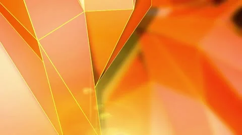 Triangle - 8 - Orange Stock Footage 10767694