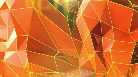 Triangle - 9 - Orange Stock Footage 10767755