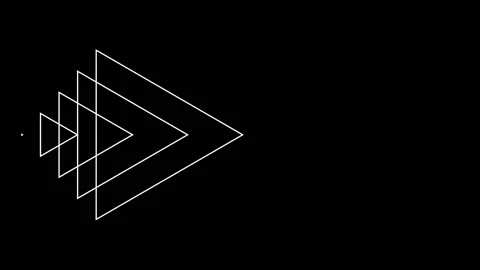 Triangle abstract animation. Stock Footage 137891757