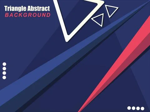 Triangle abstract background blue	 Illustrazione stock