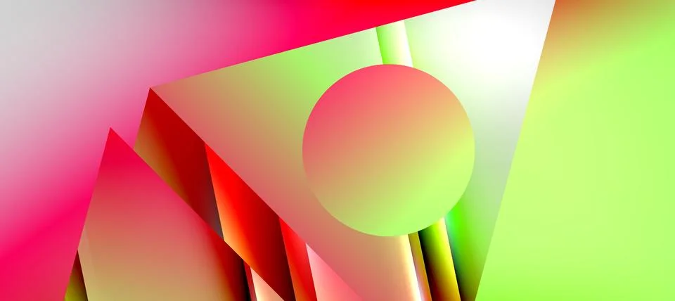 Triangle abstract background with shiny and glossy effects. Vector Illustration 스톡 일러스트