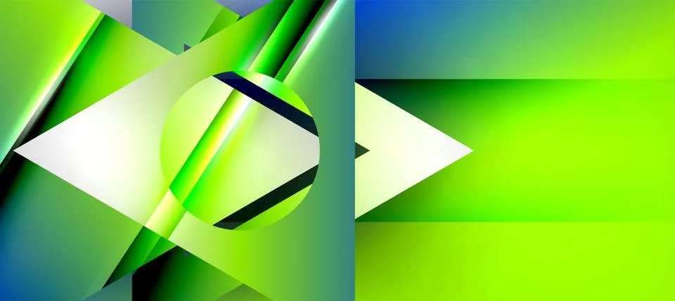 Triangle abstract background with shiny and glossy effects. Vector Illustration 스톡 일러스트