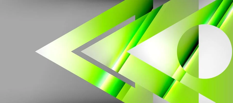 Triangle abstract background with shiny and glossy effects. Vector Illustration 스톡 일러스트