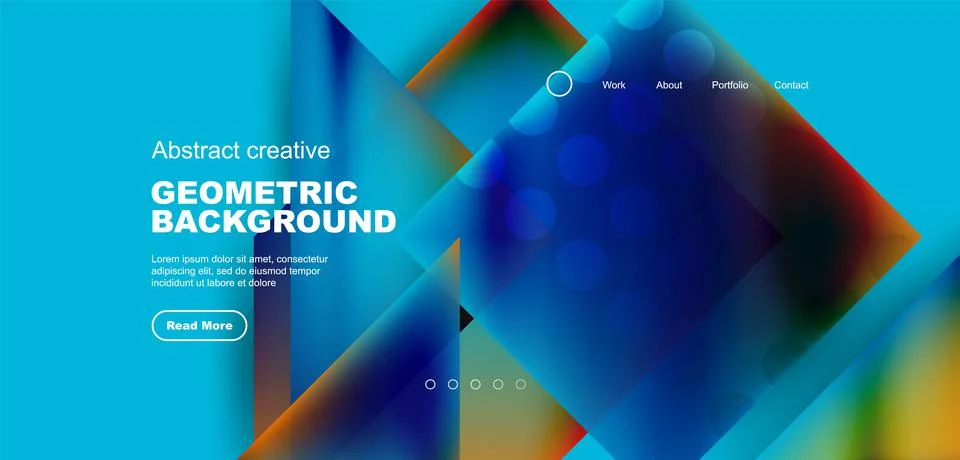 Triangle abstract background. Vector Illustration For Wallpaper, Banner Stock Illustration