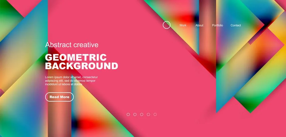 Triangle abstract background. Vector Illustration For Wallpaper, Banner Stock Illustration