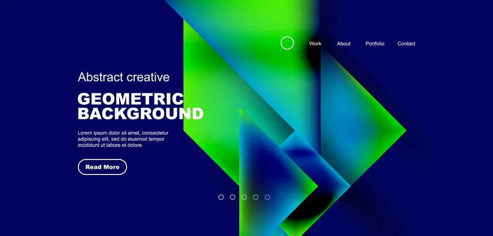 Triangle abstract background. Vector Illustration For Wallpaper, Banner Stock Illustration