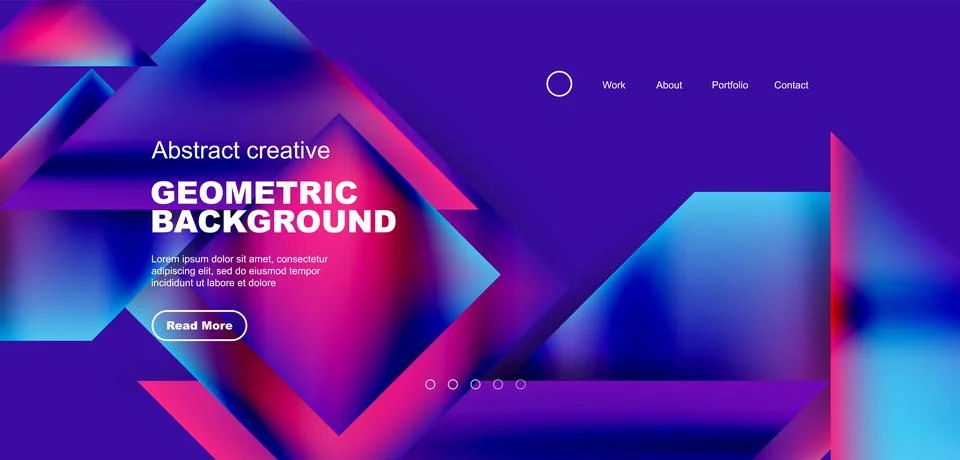 Triangle abstract background. Vector Illustration For Wallpaper, Banner Stock Illustration