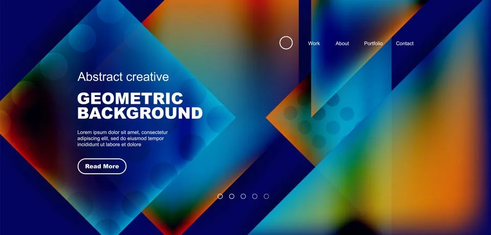 Triangle abstract background. Vector Illustration For Wallpaper, Banner Stock Illustration