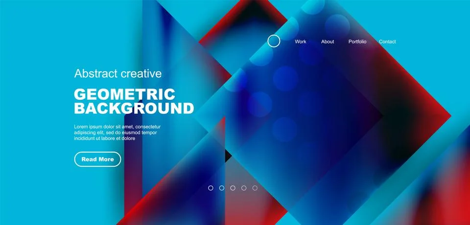 Triangle abstract background. Vector Illustration For Wallpaper, Banner Stock Illustration