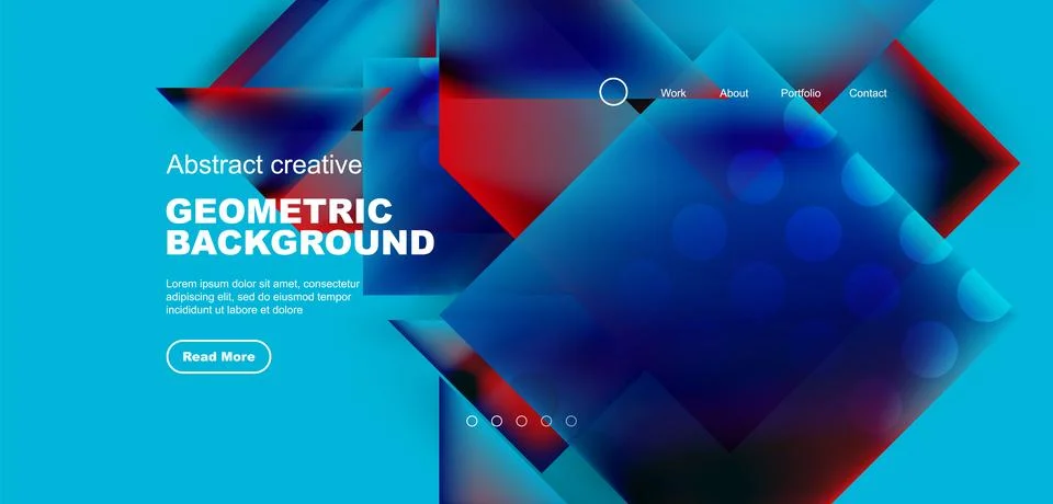 Triangle abstract background. Vector Illustration For Wallpaper, Banner Stock Illustration