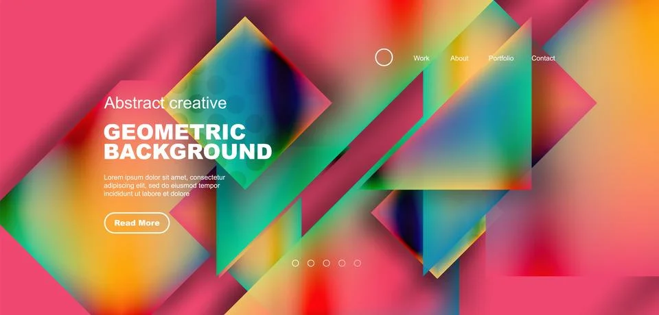 Triangle abstract background. Vector Illustration For Wallpaper, Banner Stock Illustration