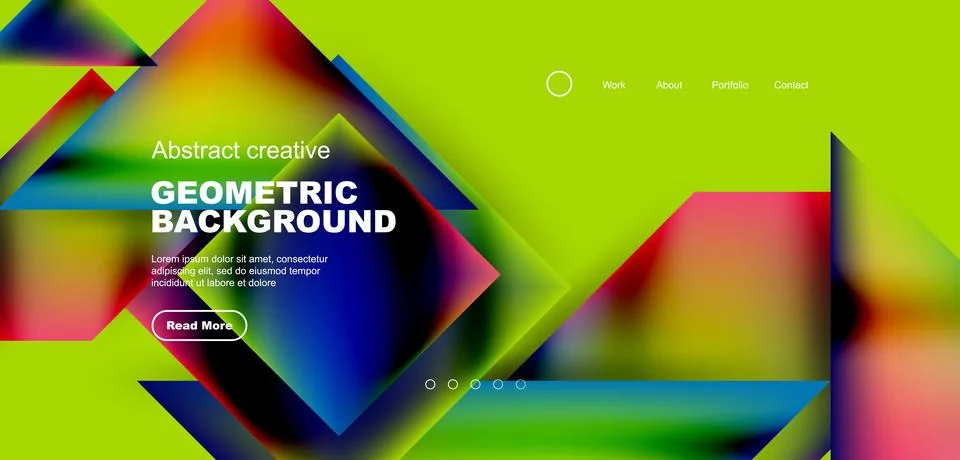 Triangle abstract background. Vector Illustration For Wallpaper, Banner Stock Illustration