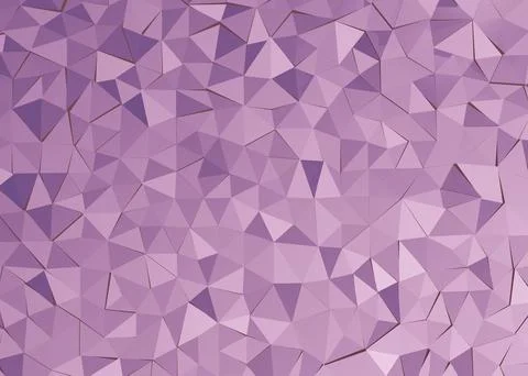 Triangle abstract background. Violet and lilac background, 3d rendering. 스톡 일러스트