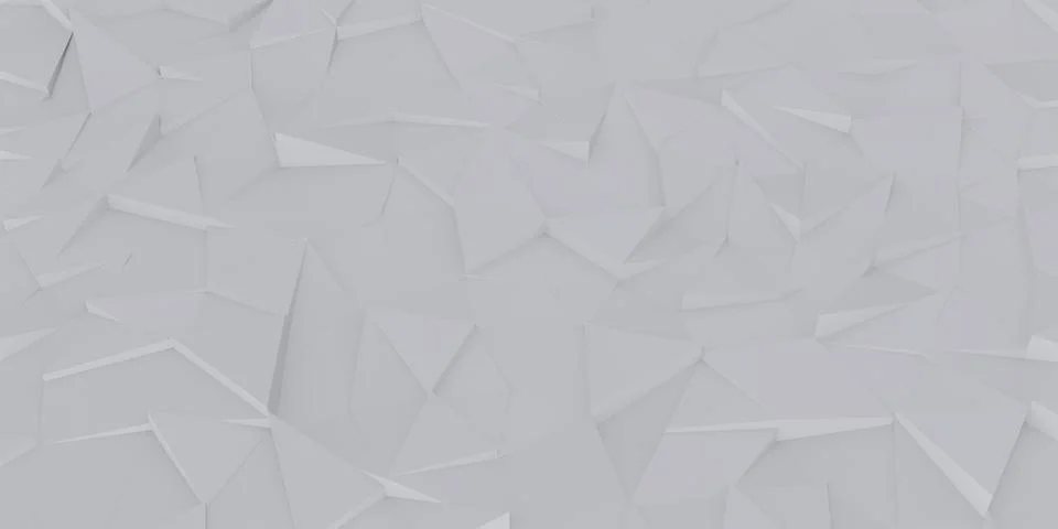 Triangle abstract background. white background, 3d rendering. Stock Illustration