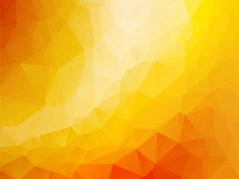 Triangle abstract background of yellow orange gold Illustrazione stock