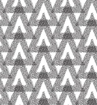 Triangle Abstract Chaotic Pattern Stock Illustration