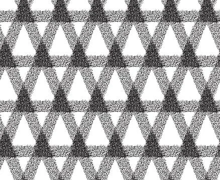 Triangle Abstract Chaotic Pattern Stock Illustration