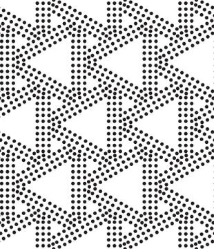 Triangle Abstract Chaotic Pattern Illustrazione stock