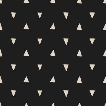 Triangle abstract geometric pattern. Minimal trendy handdrawn wallpaper for Stockillustratie